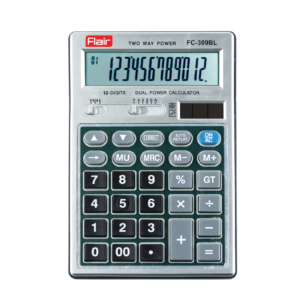 FLAIR DESKTOP CALCULATOR 12 DIGITS FC-309 BL
