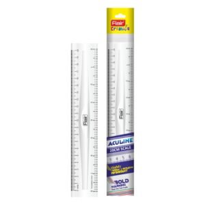 FLAIR PLASTIC RULER 20 CM